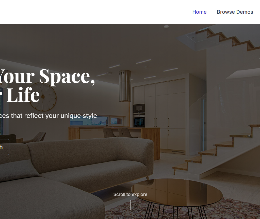interior design website