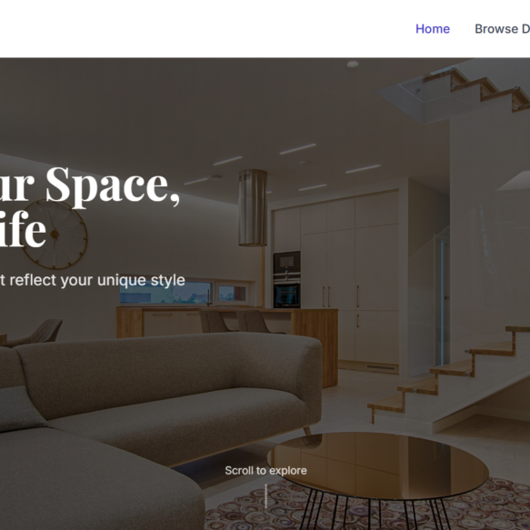 interior design website