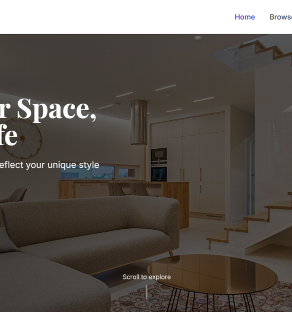 interior design website